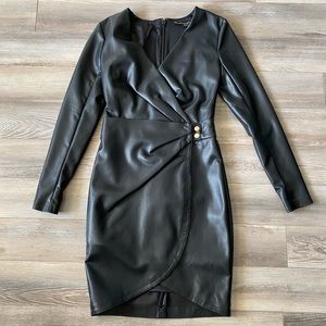 Size Small Guess vegan leather dress. Never worn.